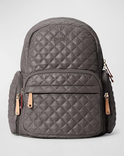 MZ Wallace Metro Pocket Nylon Backpack - Gray