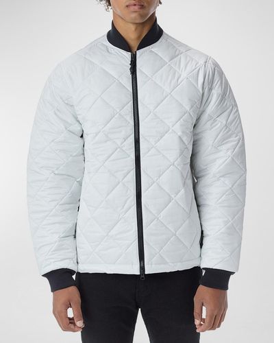The Very Warm Light Quilted Puffer Jacket - White