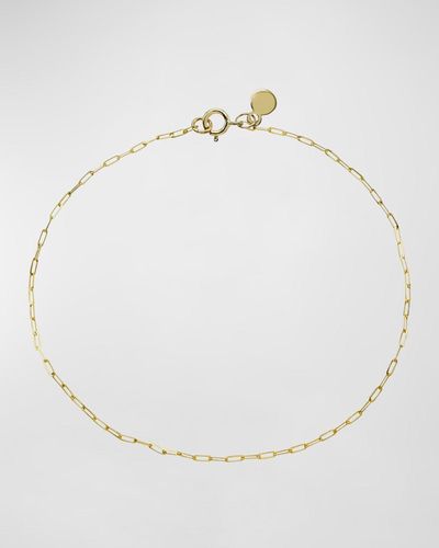 Zoe Lev 14k Gold Baby Open Link Chain Bracelet - Natural