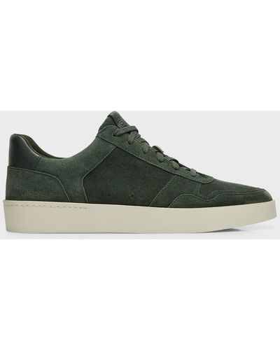 Vince larson perforated sales suede sneaker