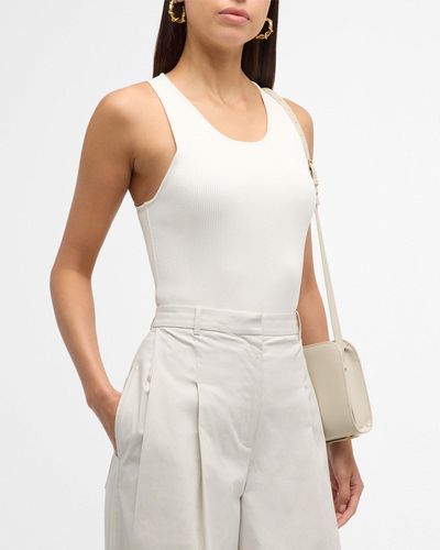 3.1 Phillip Lim Compact Ribbed Layering Tank Top - White