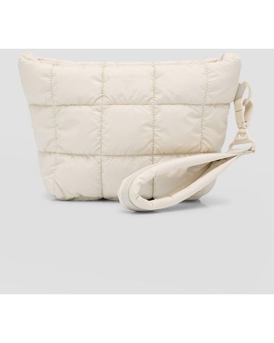 VEE COLLECTIVE Porter Quilted Clutch Bag - Natural