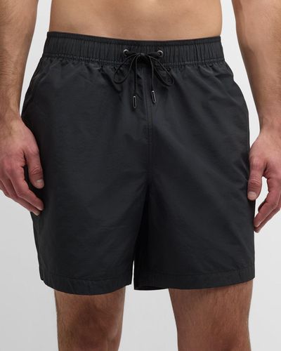 Onia Charles Quick-Dry Swim Shorts, 7" Inseam - Black