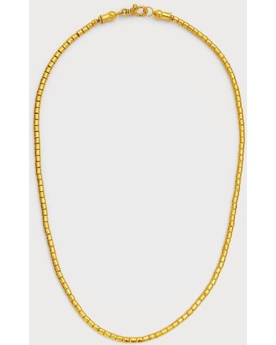 Gurhan 24K Beaded Necklace, 20"L - Metallic