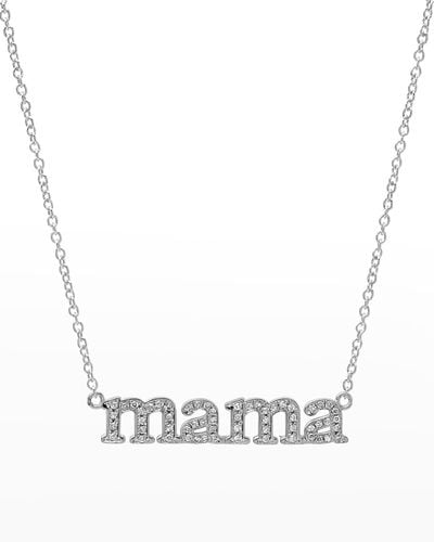 Jennifer Meyer Mama Diamond Necklace - White