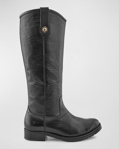 Frye melissa button black hotsell