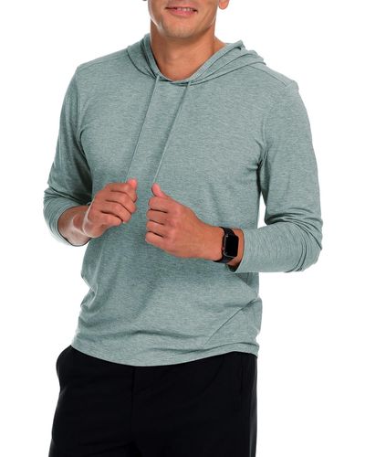 Fisher + Baker Mission Performance Pullover Hoodie - Gray
