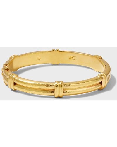 Elizabeth Locke 19k Gold Banded Bangle Bracelet - Metallic