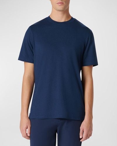 Bugatchi Uv50 Performance T-Shirt - Blue