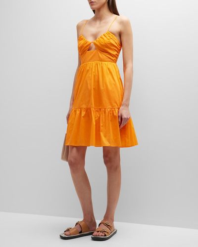 Rails Chrissy Tiered Mini Dress - Orange