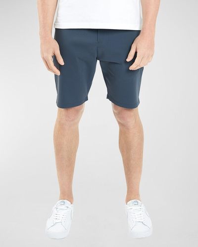 PUBLIC REC All Day Every Day Stretch-Nylon Shorts - Blue