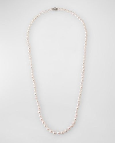Assael 18K Akoya Cultured Pearl Necklace - White
