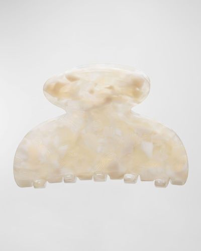 France Luxe Pavlova Small Couture Jaw Clip - Natural