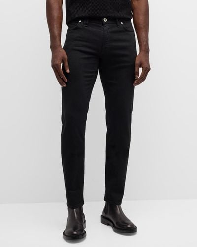Brioni Slim 5-Pocket Jeans - Black