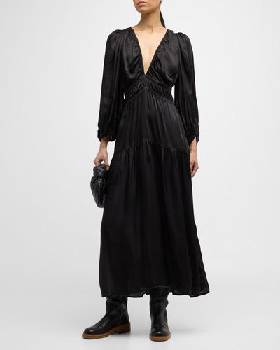 The Great The Brook Maxi Dress - Black