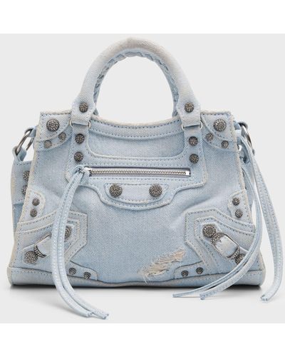 Balenciaga Neo Cagole Xs Handbag - Gray