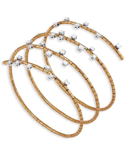 Staurino 18K Diamond Snake Bracelet - White