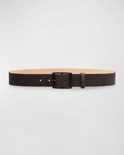 Rag & Bone rugged Leather Belt - Brown