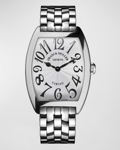 Franck Muller Ladies Curvex Stainless Steel Watch - Gray