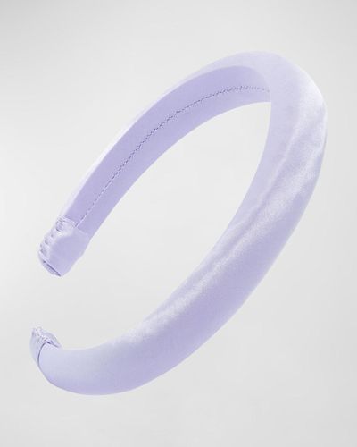 L. Erickson Floral Padded Headband - Purple