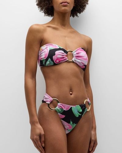Alexandra Miro Tanga Ring Bikini Bottoms - Multicolor
