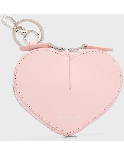 Alaïa Le Coeur Mini Charm - Pink