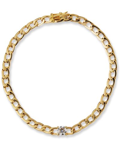 Anita Ko 18k Rose Gold Diamond 0.37 Chain Bracelet - Metallic