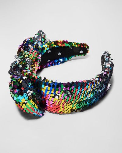 Lele Sadoughi Sequin Holly Headband - Multicolor