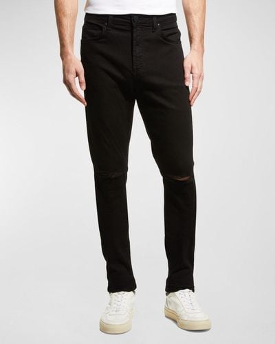 Monfrere Greyson Skinny Fit Stretch Jeans - Black