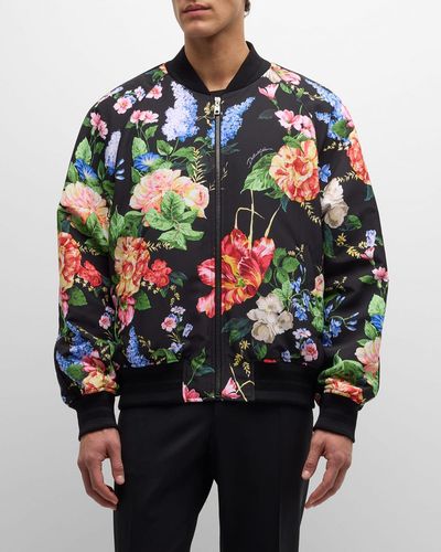 Dolce & Gabbana Floral-Print Bomber Jacket - Multicolor