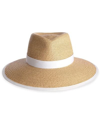 Eric Javits Sun Crest Woven Sun Hat - White