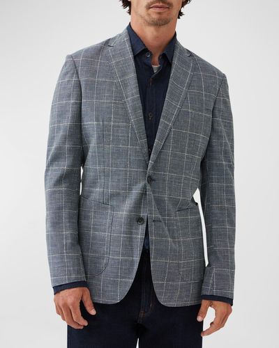 Rodd & Gunn Karaka Point Textured Check Sport Coat - Gray