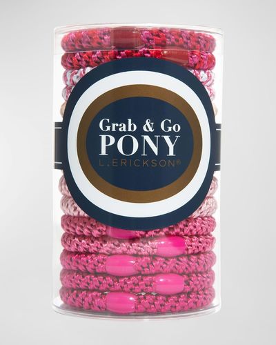 L. Erickson Grab & Go Pony Tube - Pink