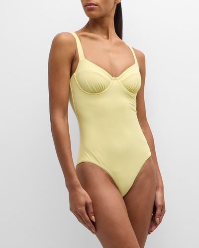 Bondi Born Loures One-Piece Swimsuit - Yellow