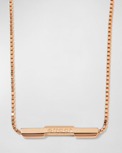 Gucci Link To Love 18k Yellow Gold Necklace - Natural