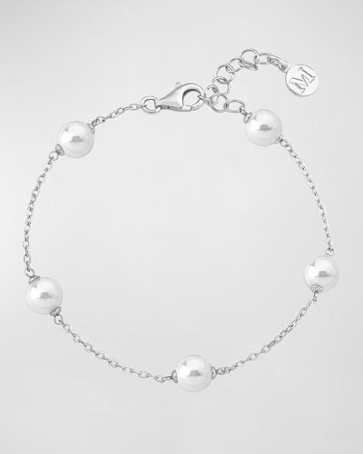 Majorica Ilusion Pearl Soft Bracelet - White