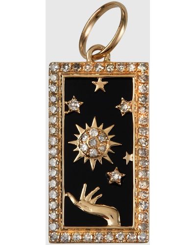 Kastel Jewelry Tarot Onyx Pendant - Black