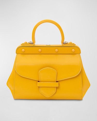 Franzi Margherita Small Leather Top-handle Bag - Yellow