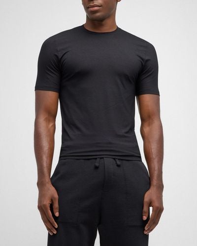 Zimmerli of Switzerland 700 Pureness Slim Fit T-Shirt - Black
