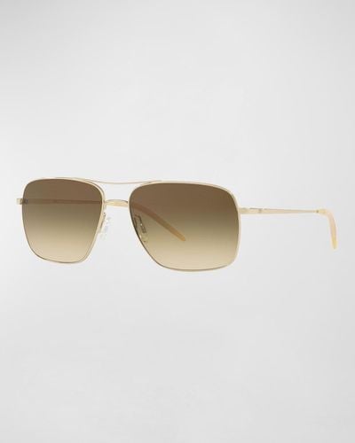 Oliver Peoples Clifton Photochromic Sunglasses - White