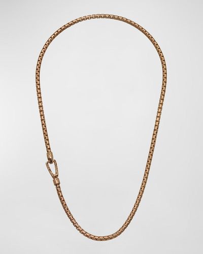 Marco Dal Maso Ulysses Box Chain Necklace - Metallic