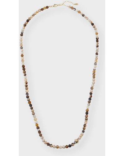 Sydney Evan Diamond Rondelle Beaded Necklace - Multicolor