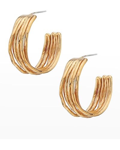 Soko Nyundo Hoop Earrings - Metallic