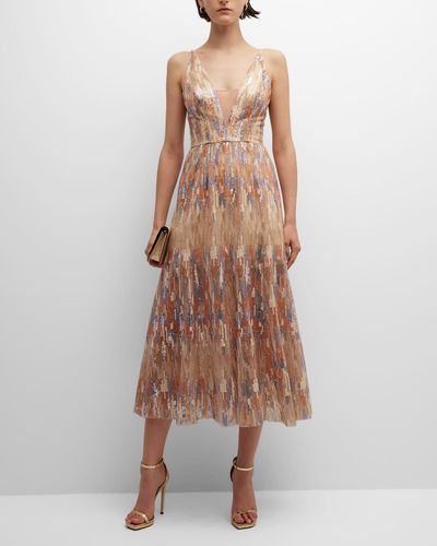 Dress the population shop fiona midi mermaid dress