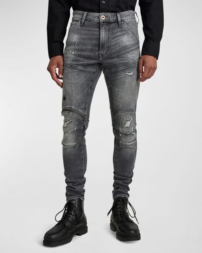 G-Star RAW 5620 Elwood 3D Skinny Jeans - Gray