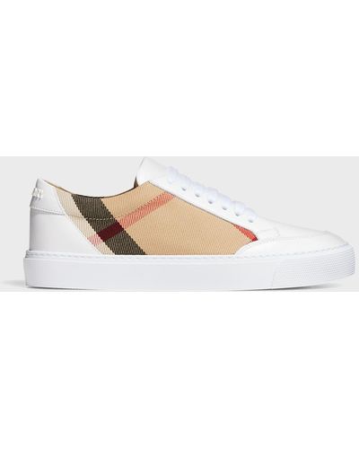 Burberry Vintage Check Canvas & Leather Sneaker - Multicolor