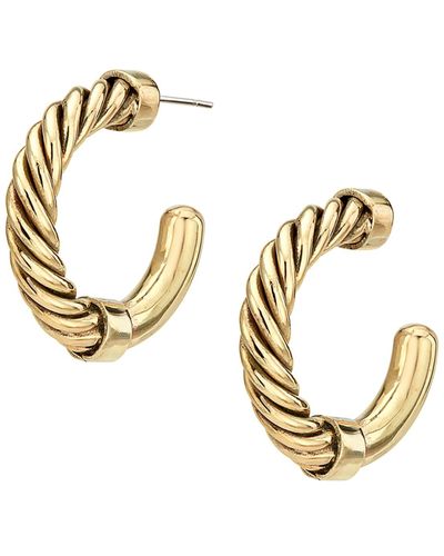 Soko Uzi Mini Hoop Earrings - Metallic