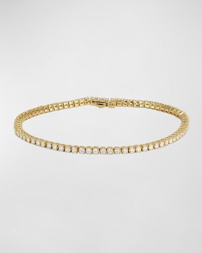 Neiman Marcus 18K Round Gh/Si Diamond Bracelet - Metallic