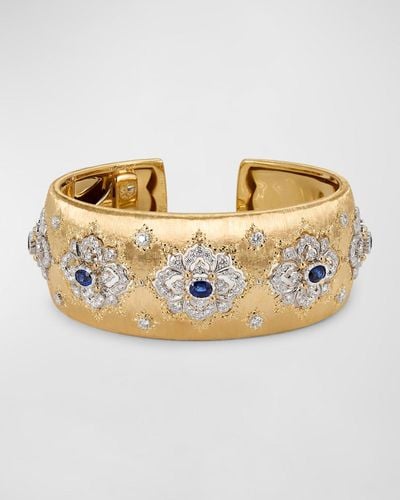 Buccellati Opera 18K Sapphire & Diamond Bracelet - Metallic