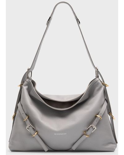 Givenchy Voyou Medium Shoulder Bag - Gray
